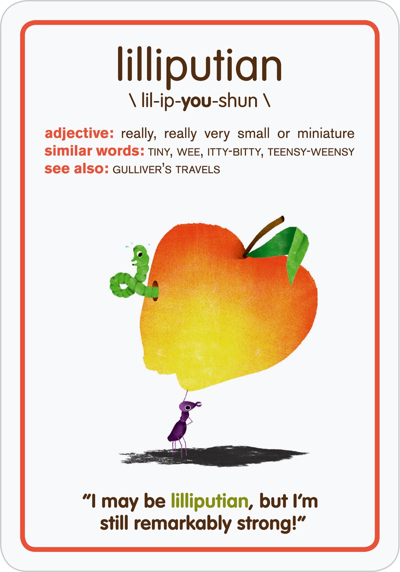 Big Words Flashcards