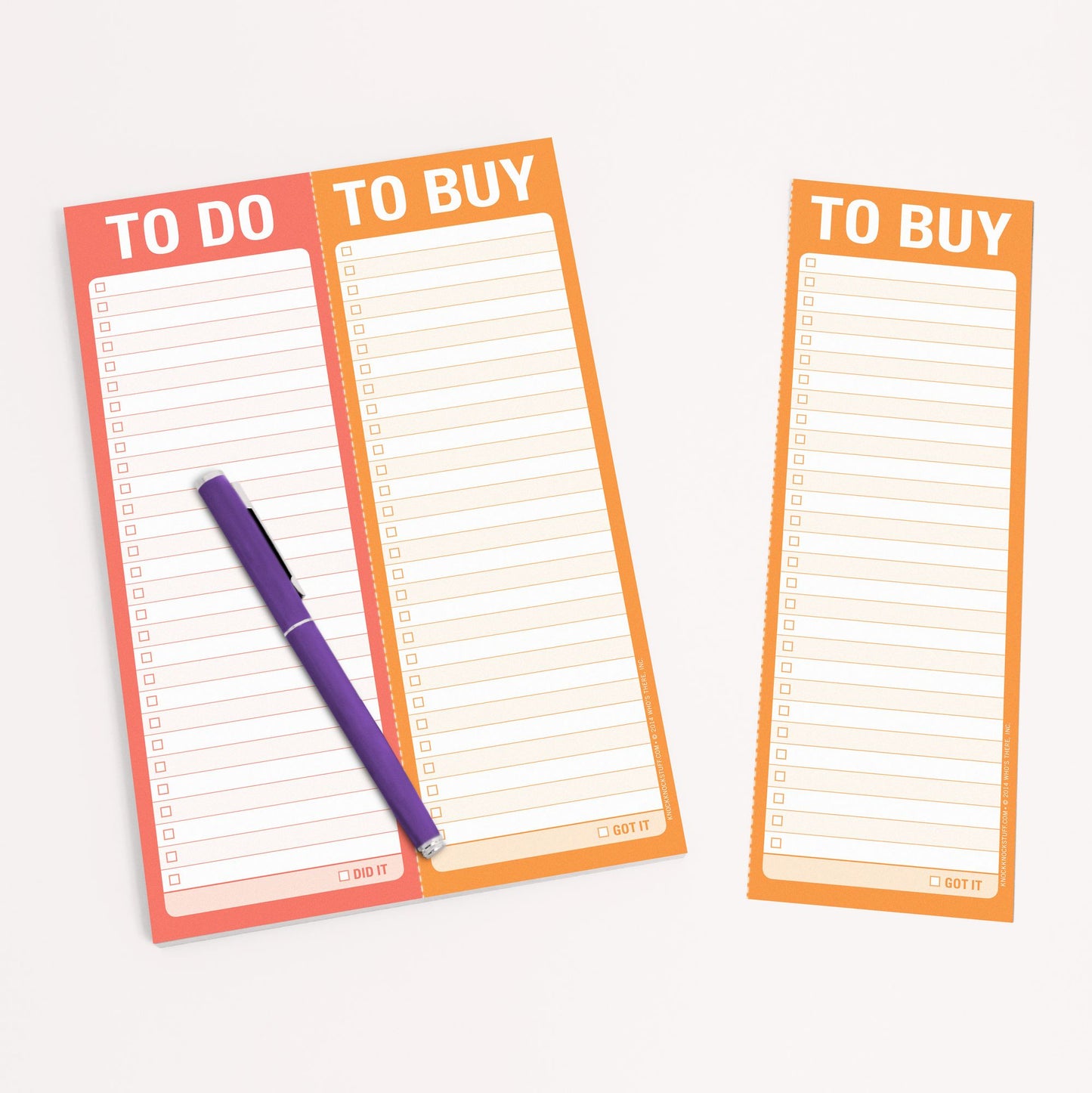 To Do/To Buy Perforated Note Pad