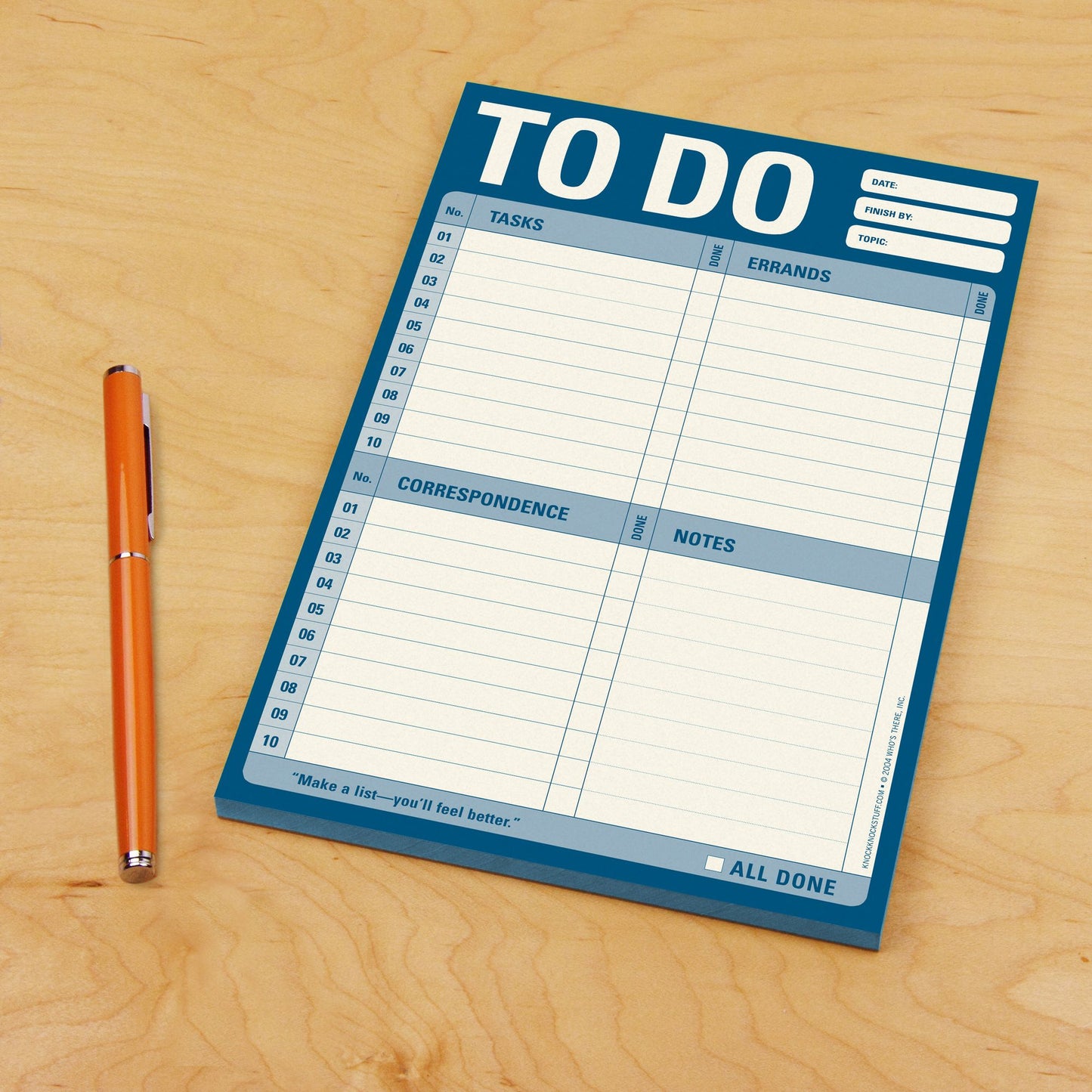 To Do Notepad 60 Sheets