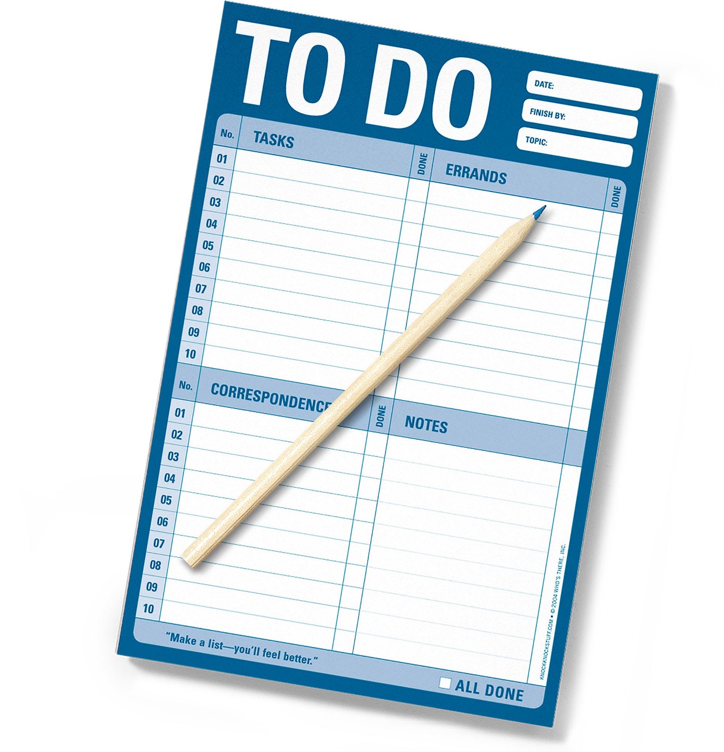 To Do Notepad 60 Sheets