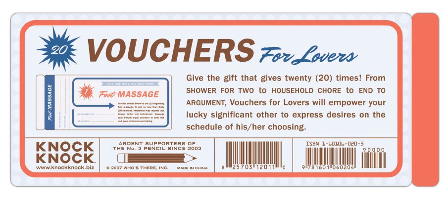 Vouchers for Lovers
