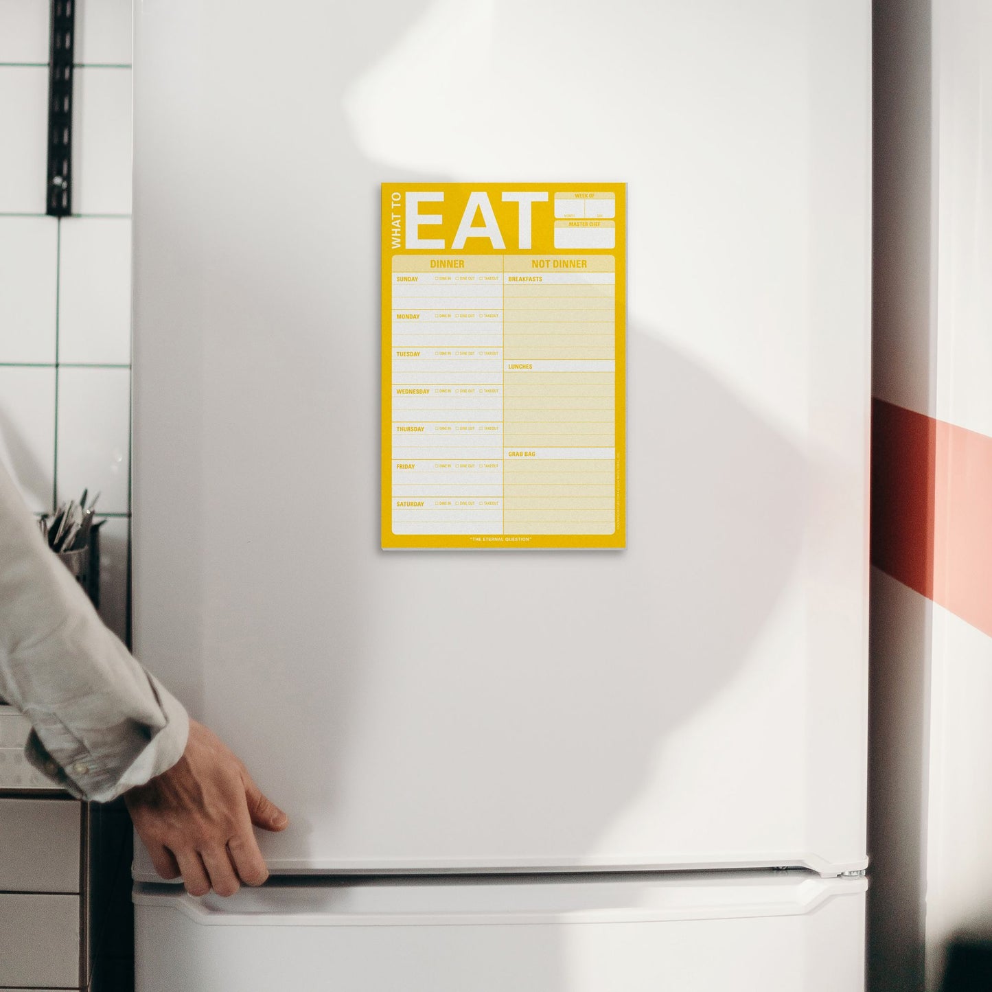 What to Eat Large List Pad 60 Sheets