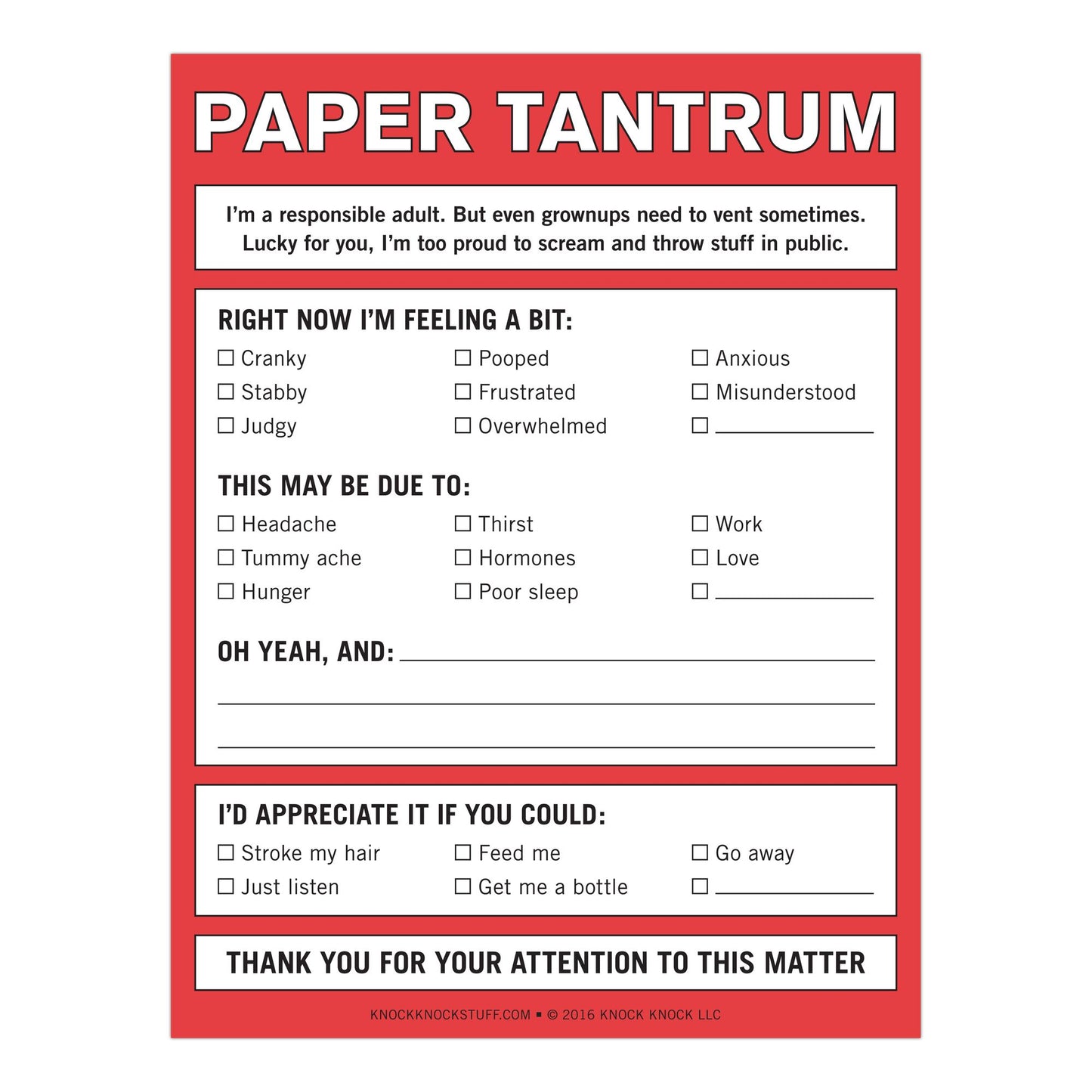 Paper Tantrum Nifty Notes 50 Sheets