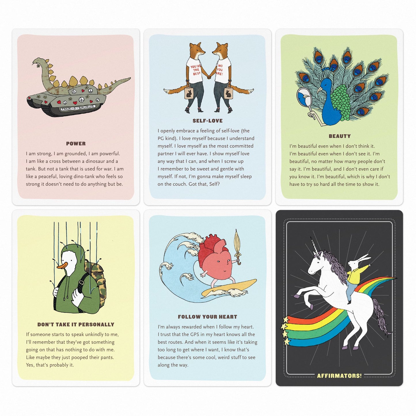 Affirmators Card Set of 50