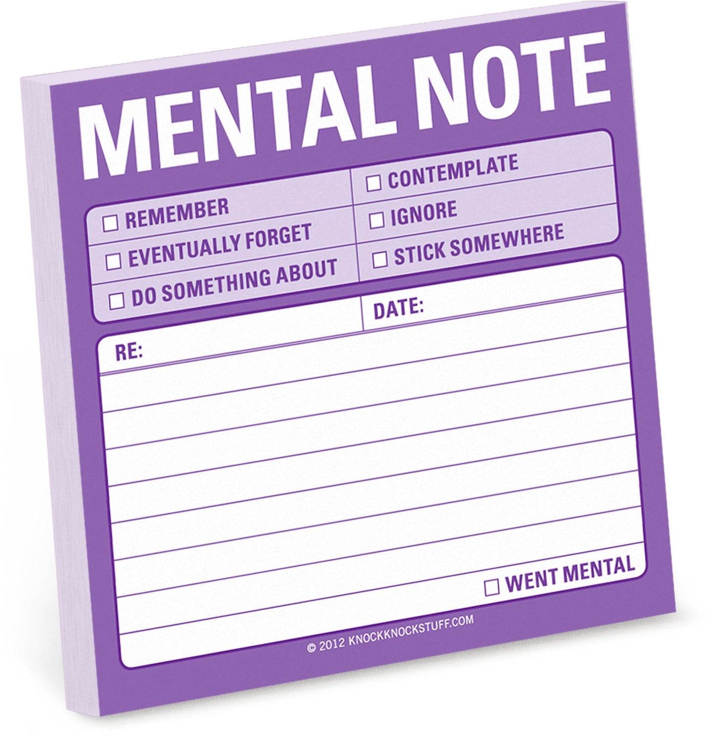 Mental Notes Sticky Note 100 Sheets