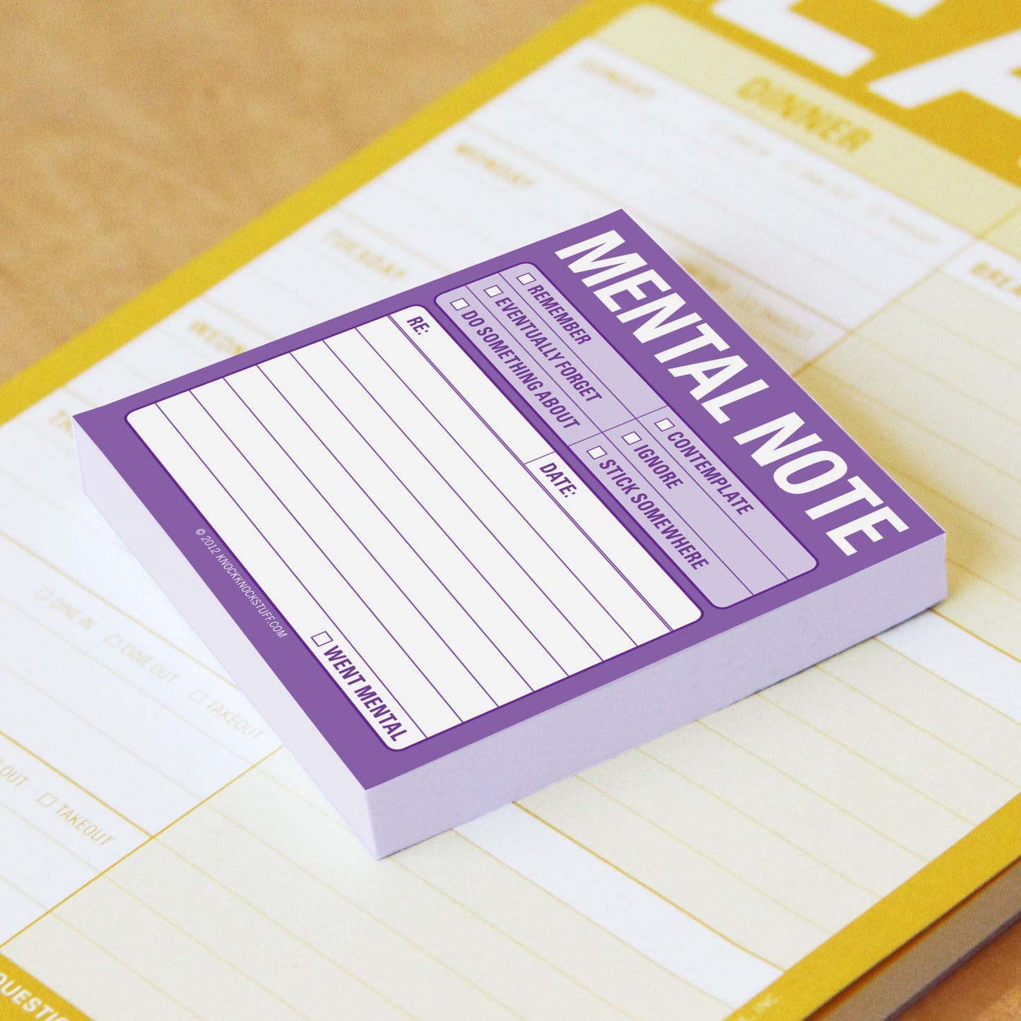 Mental Notes Sticky Note 100 Sheets
