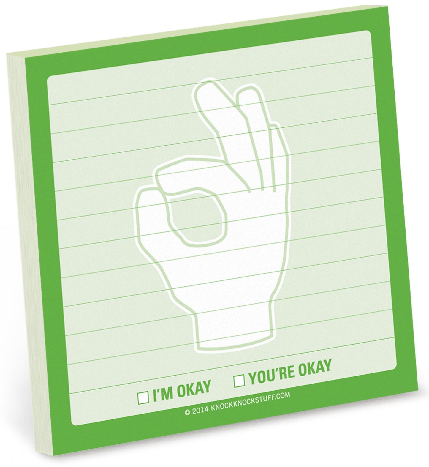 I'm Okay Sign Sticky Note 100 Sheets