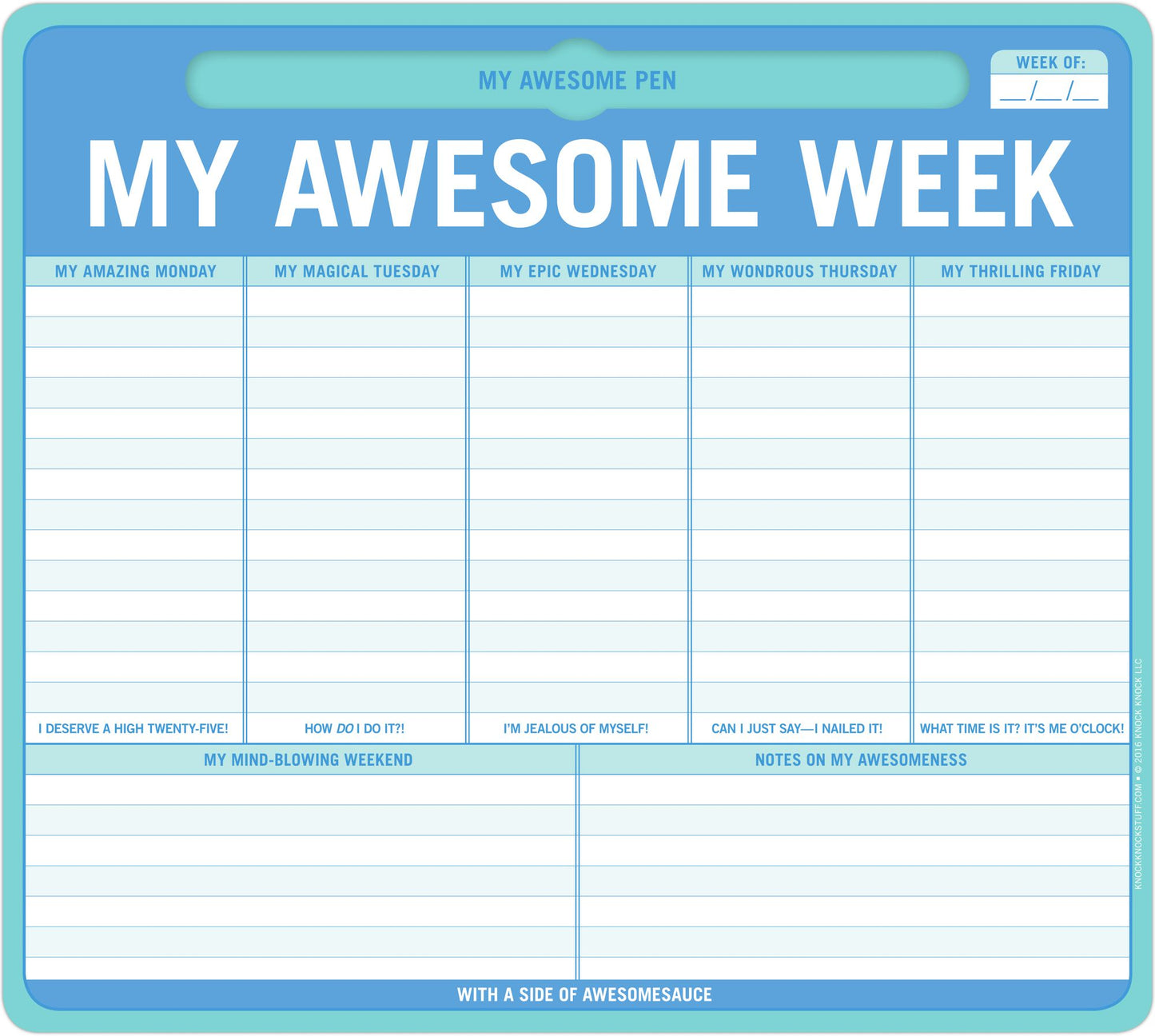 My Awesome Week Mousepad