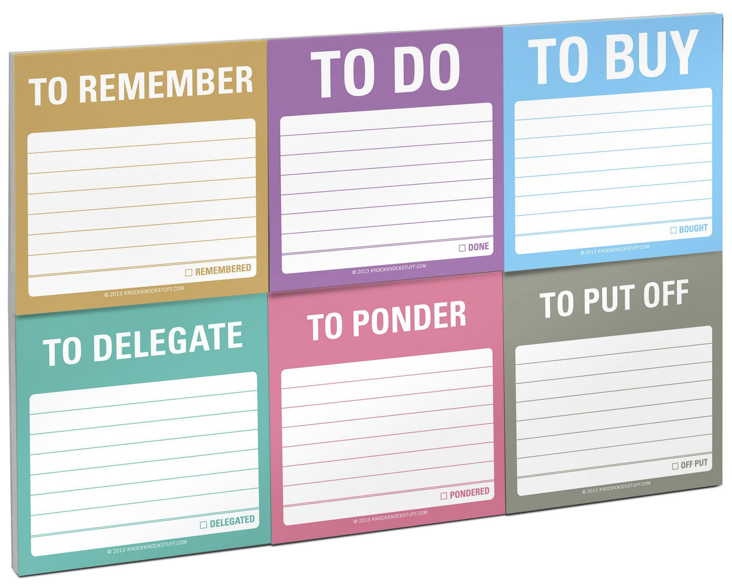To Accomplish Sticky Note Packet