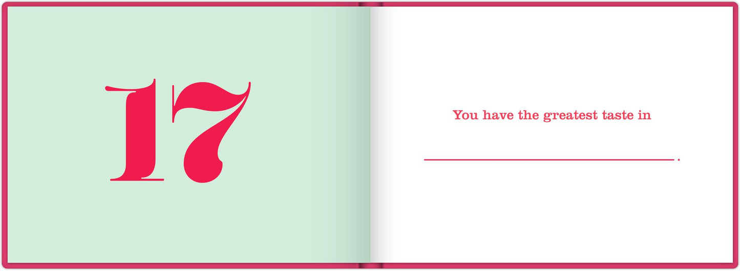 What I Love about You Fill in the Love Gift Book