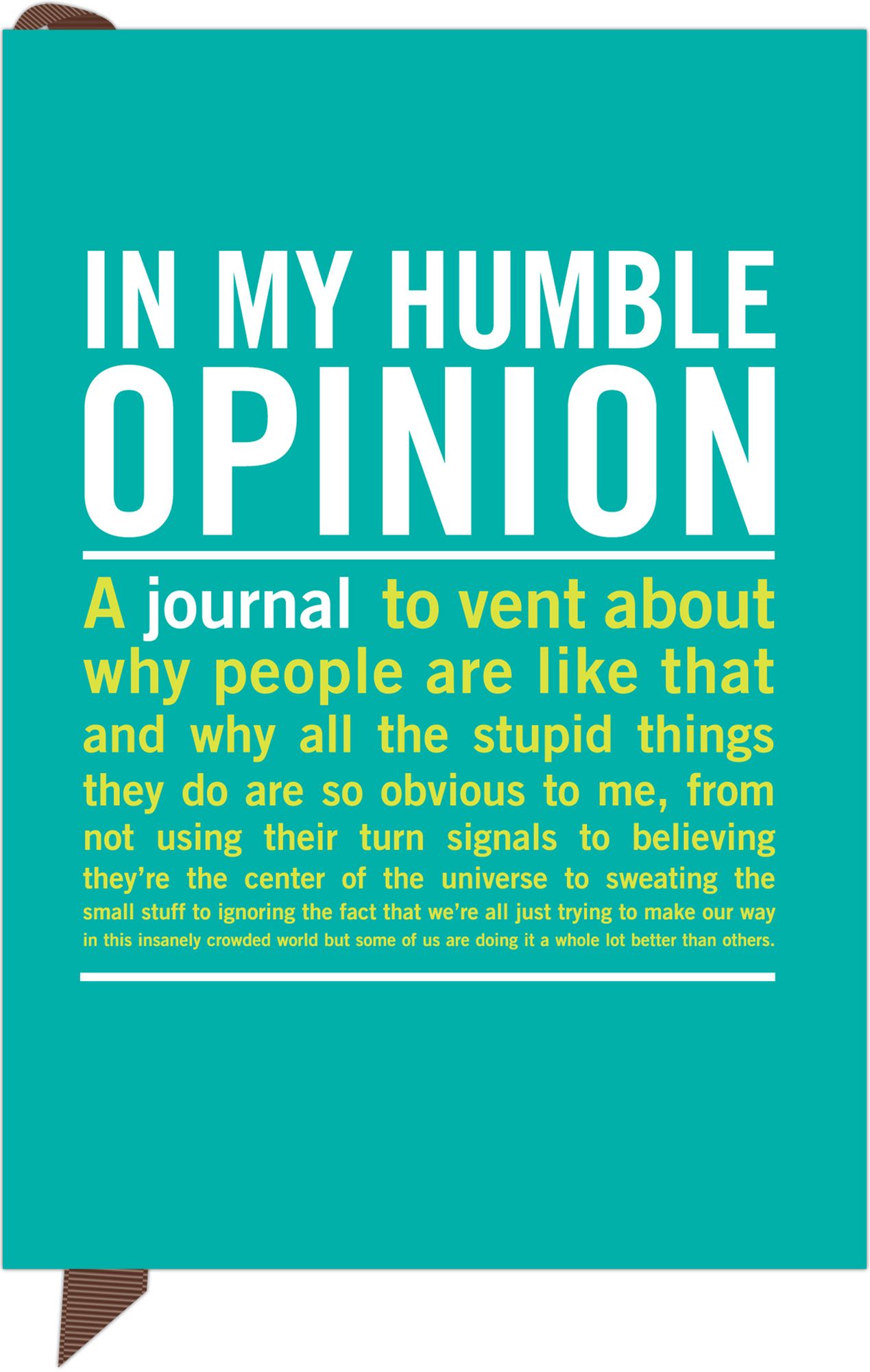 In My Humble Opinion Mini Inner-Truth Journal