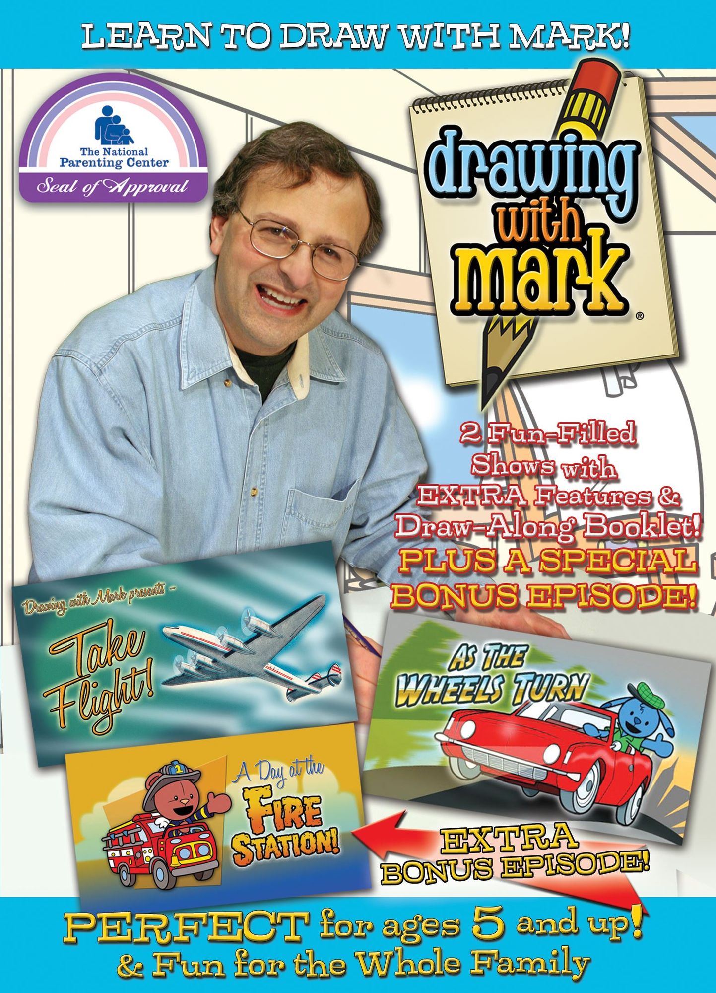 Drawing With Mark: Take Flight/As the Wheels Turn/Fire Station