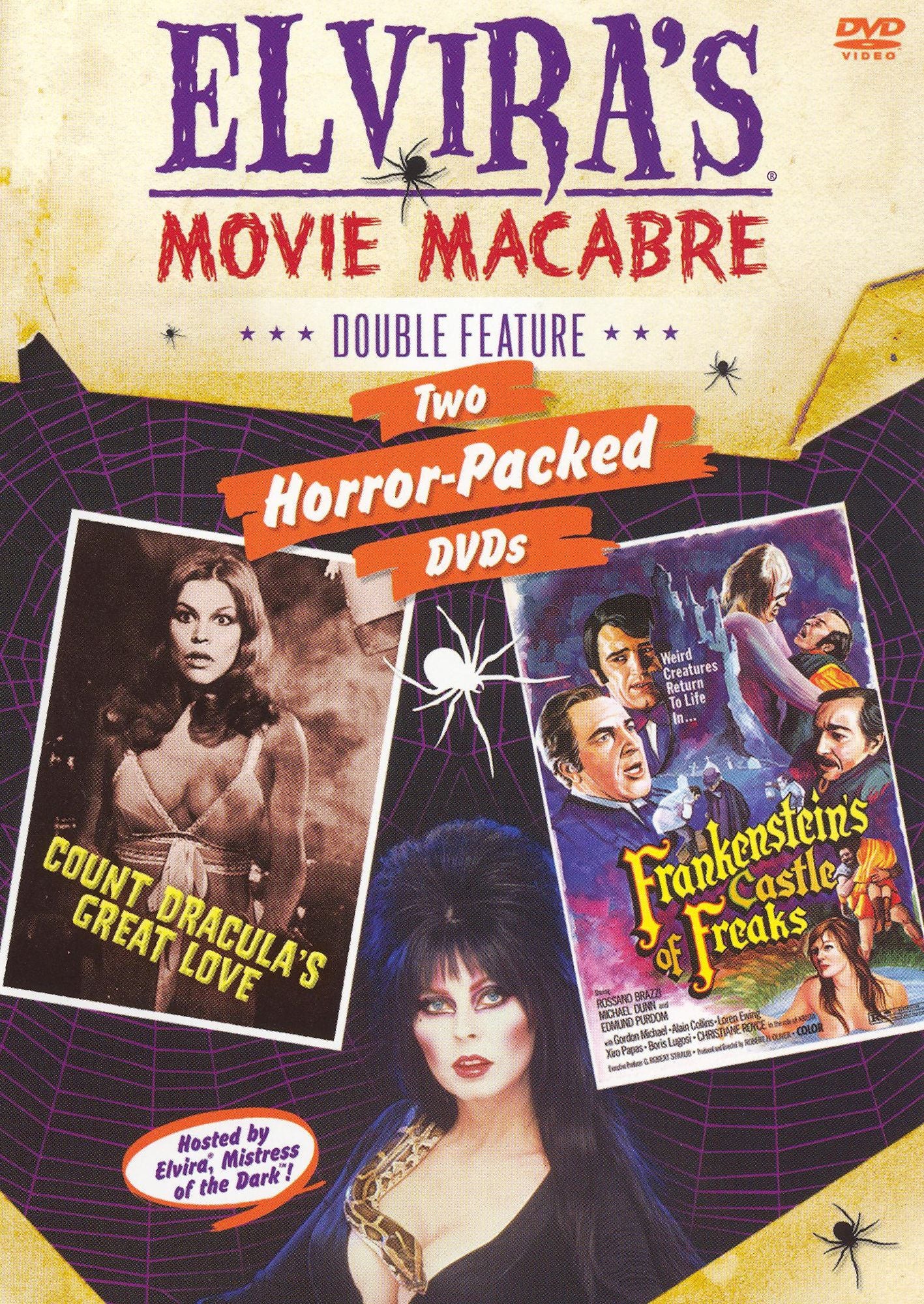 Elvira's Movie Macabre: Frankenstein's Castle of Freaks/Count Dracula's Great Love [2 Discs]