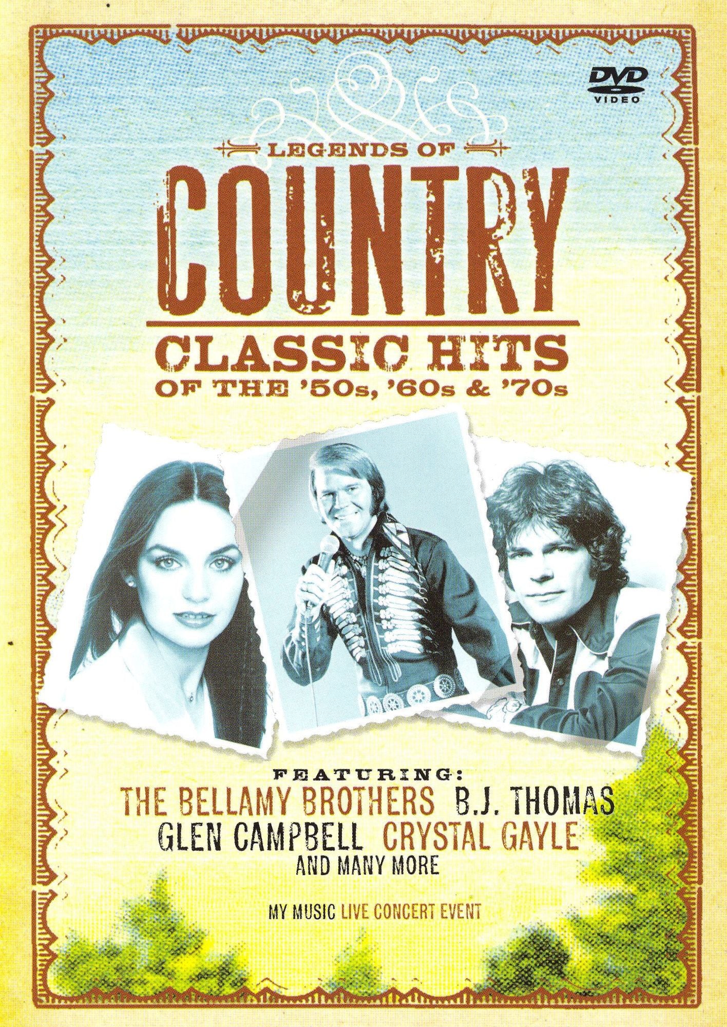 Legends of Country: Classic Hits of 50s, 60s and 70s