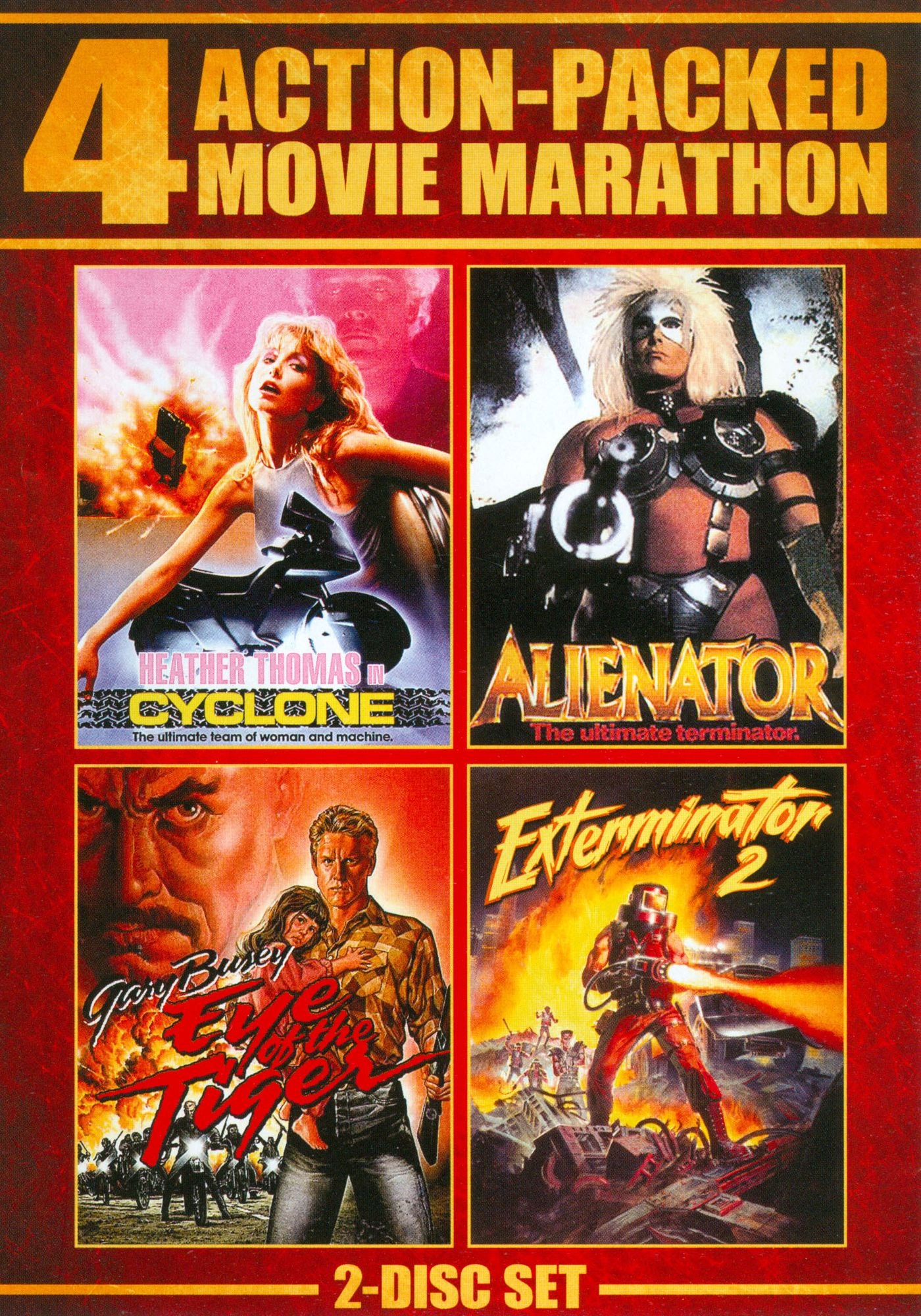 4 Action-Packed Movie Marathon [2 Discs]