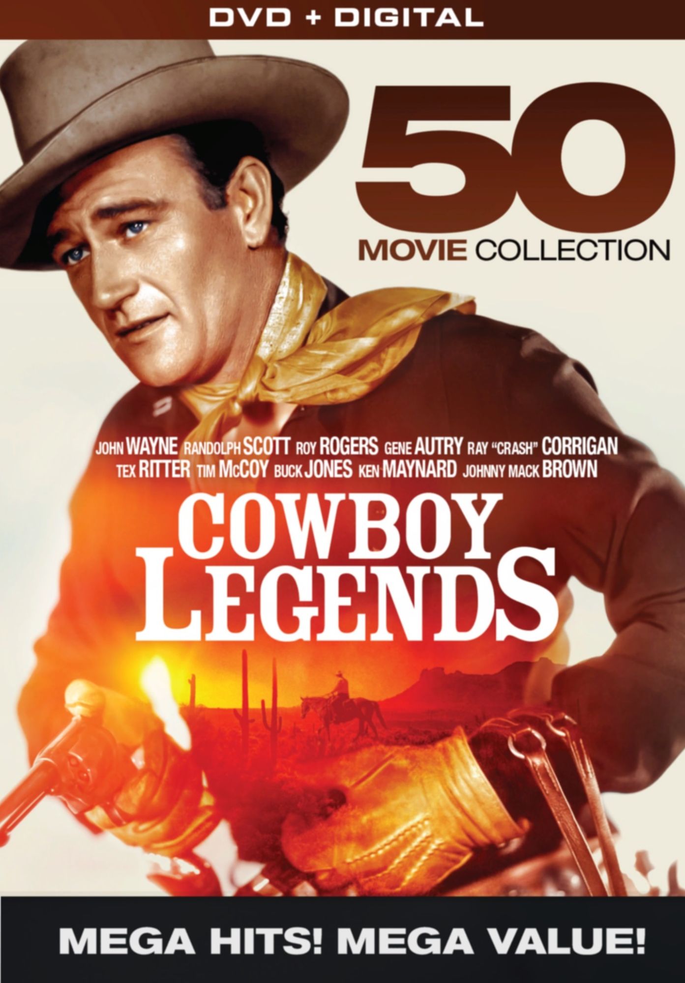 Cowboy Legends: 50 Movie Megapack
