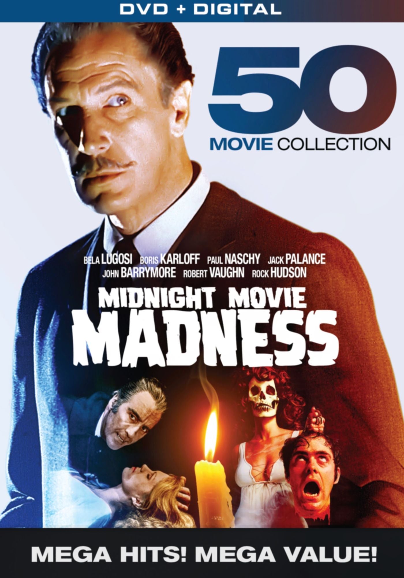 Midnight Movie Madness: 50 Movie Collection [10 Discs]