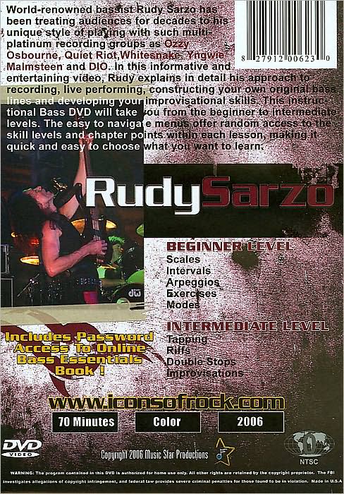 Rudy Sarzo: Rock Bass Essentials