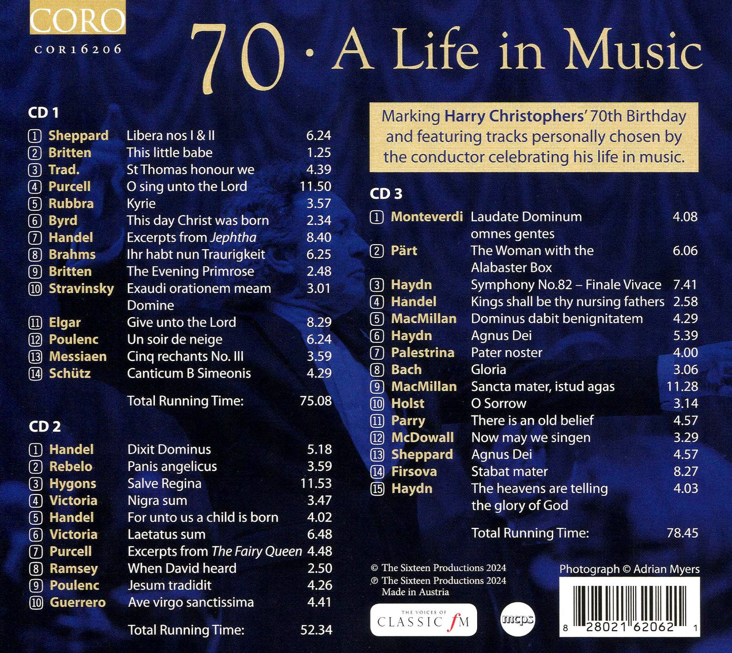 70 - A Life In Music (J.S. Bach / Brahms / Handel & Haydn Society)