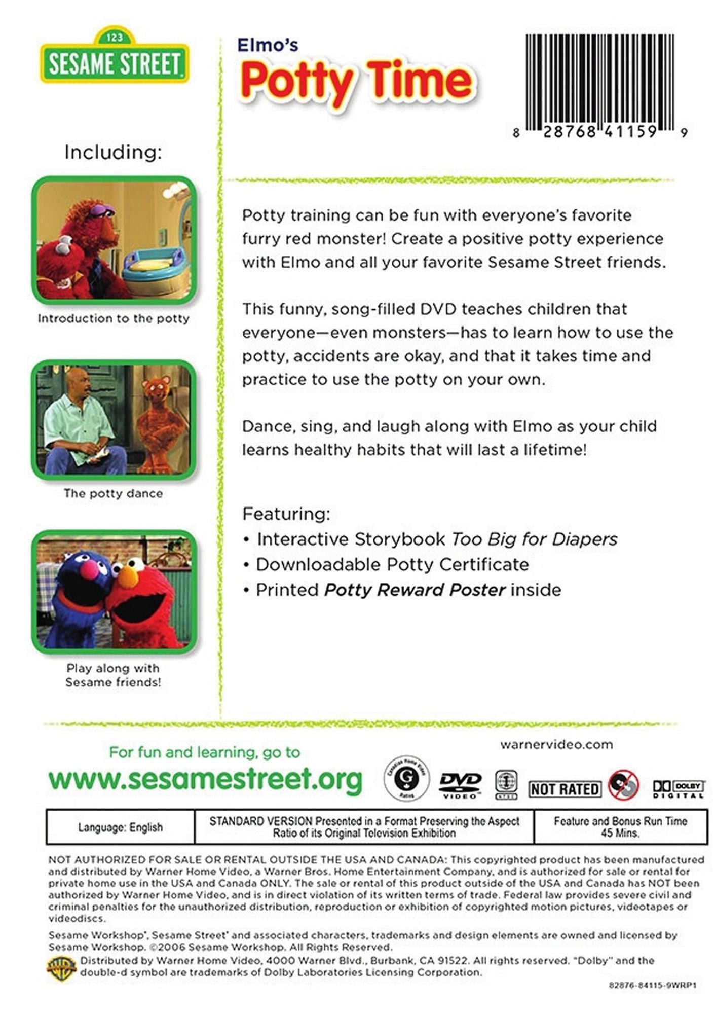 Sesame Street: Elmo's Potty Time