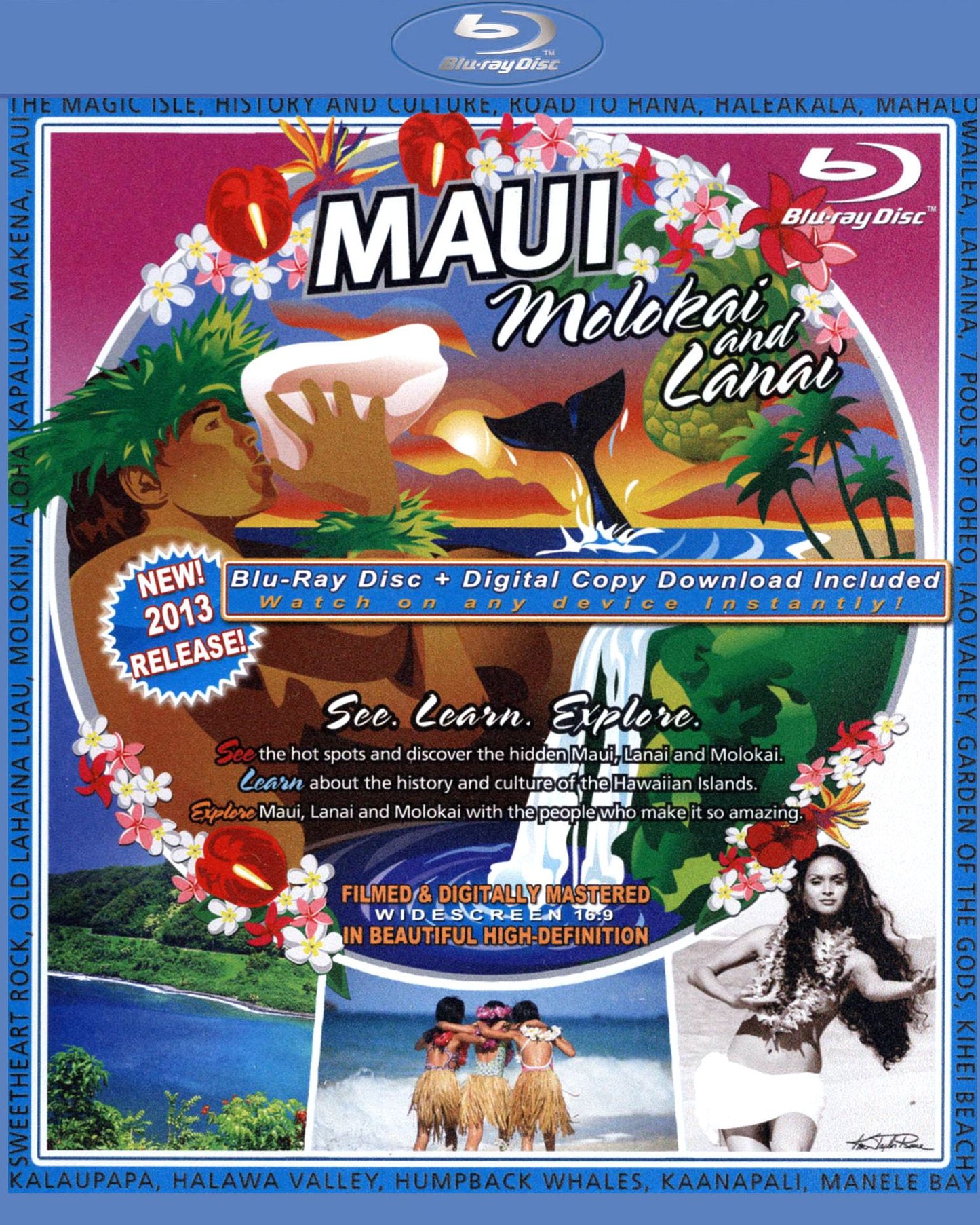 The Video Postcard of Maui, Molokai and Lanai [Blu-ray]