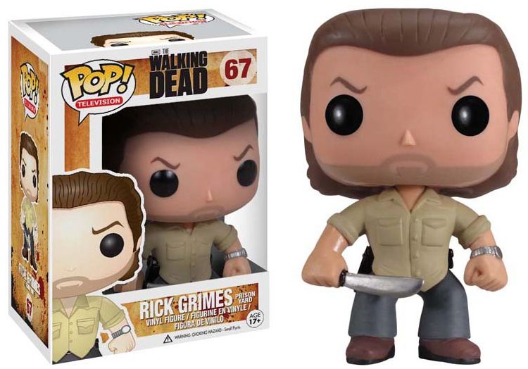 POP Television (Vinyl): Walking Dead Prison Yard Rick Grimes
