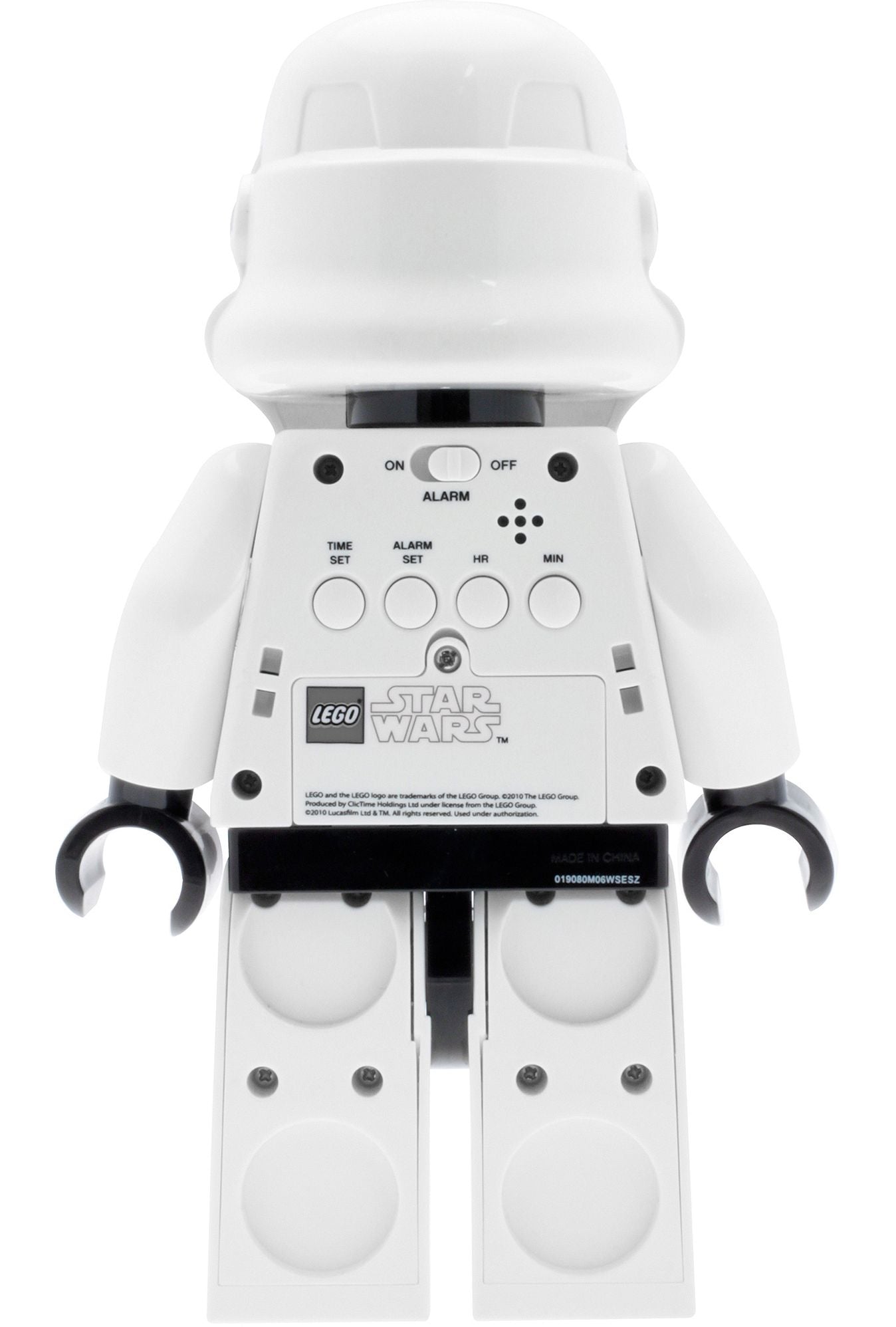 LEGO Star Wars Storm Trooper minifigure clock