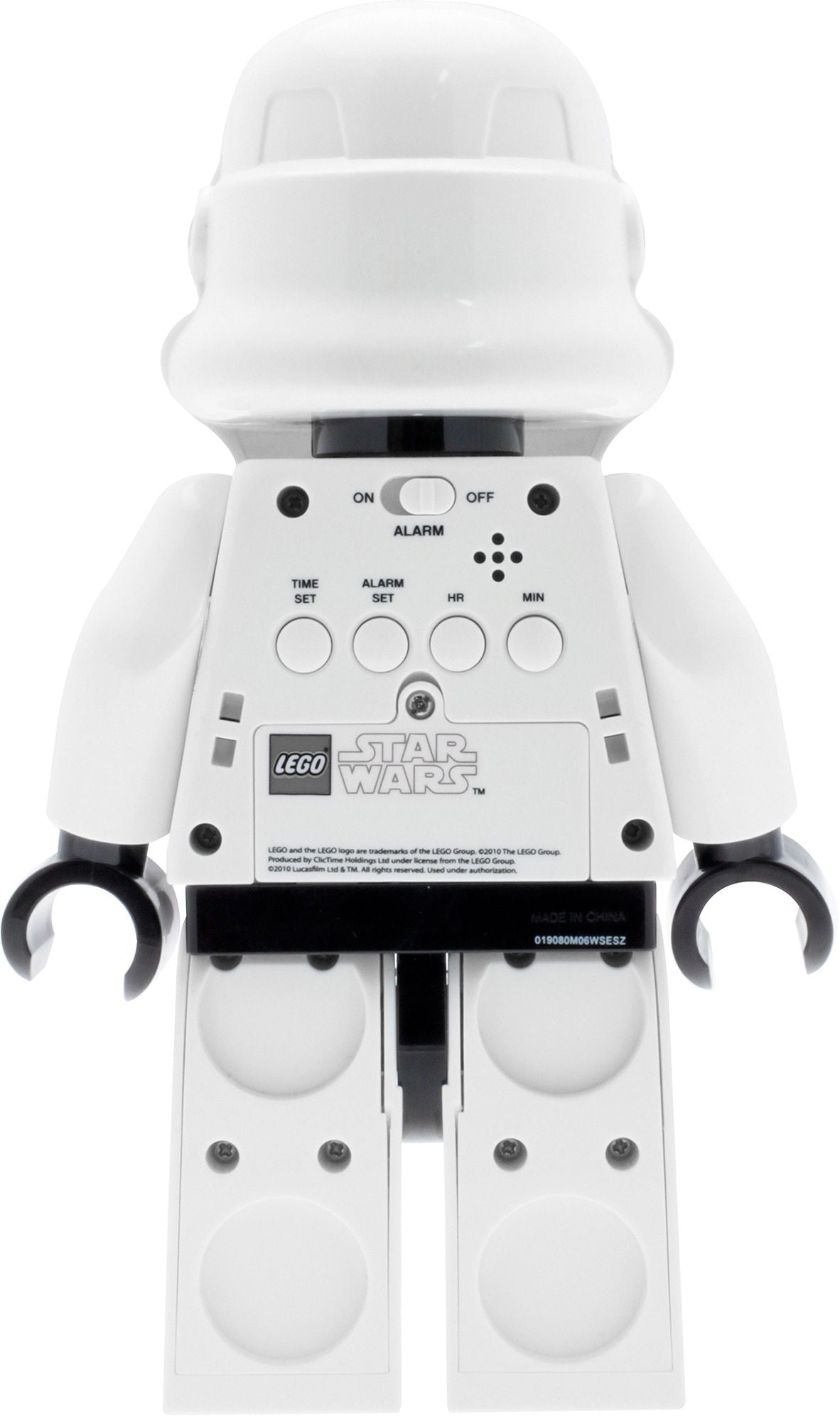LEGO Star Wars Storm Trooper minifigure clock