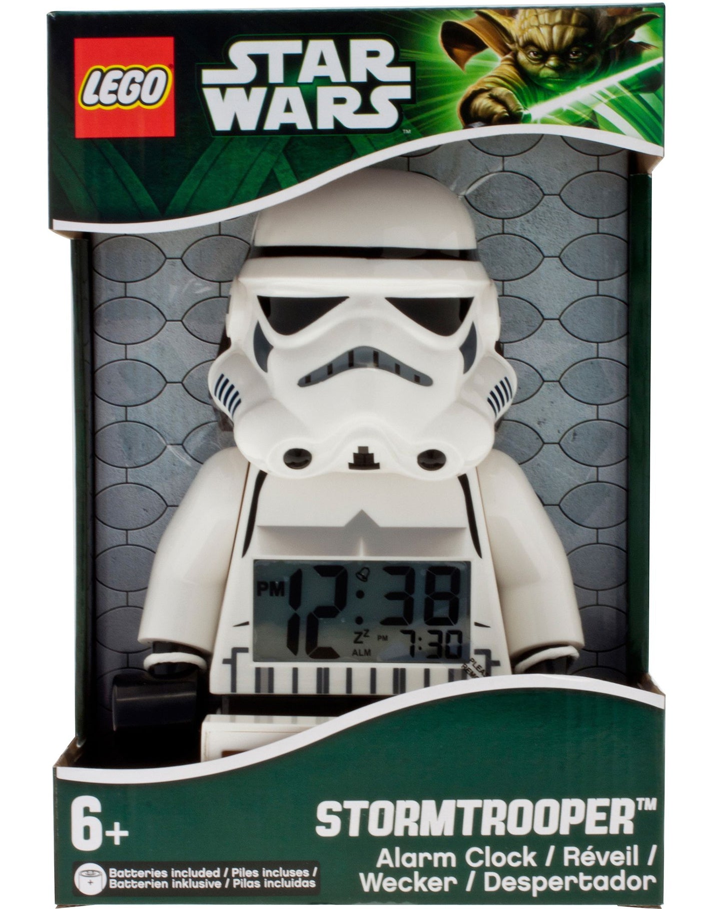 LEGO Star Wars Storm Trooper minifigure clock