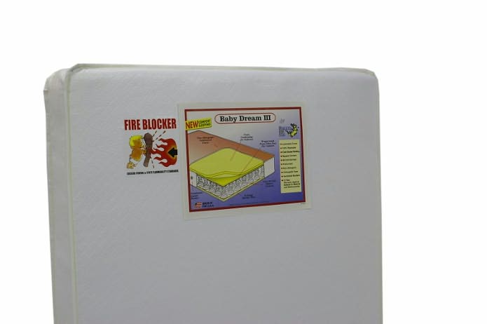 Dream On Me, 88 Coil Inner Spring Standard Crib and Toddler Mattress