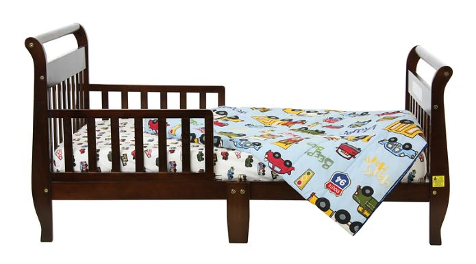 Dream On Me, Sleigh Toddler Bed, Espresso