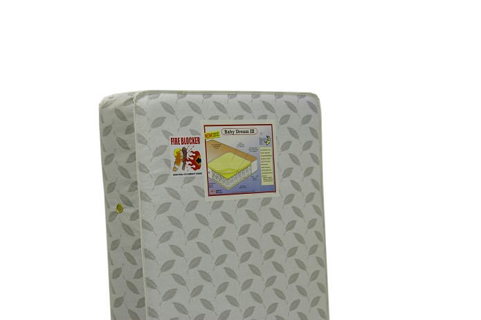 Dream On Me, 132 Premium Coil Inner Spring Standard Crib and Toddler Mattress