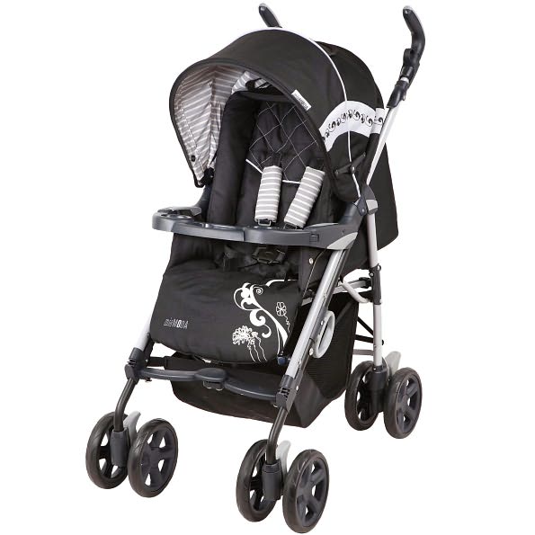 Mia Moda Libero Elite Stroller in Black