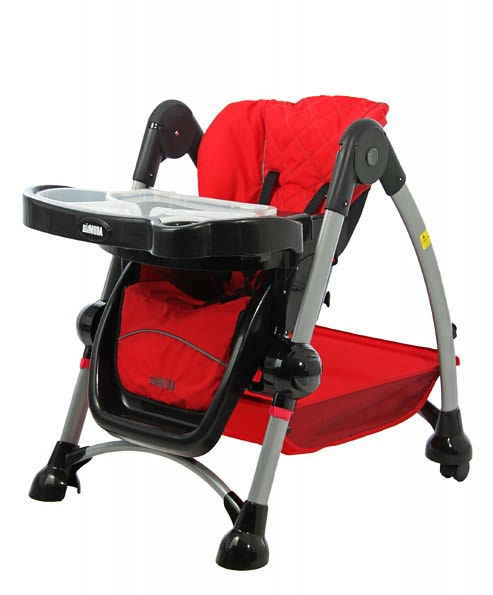 Mia Moda Alto Highchair in Red