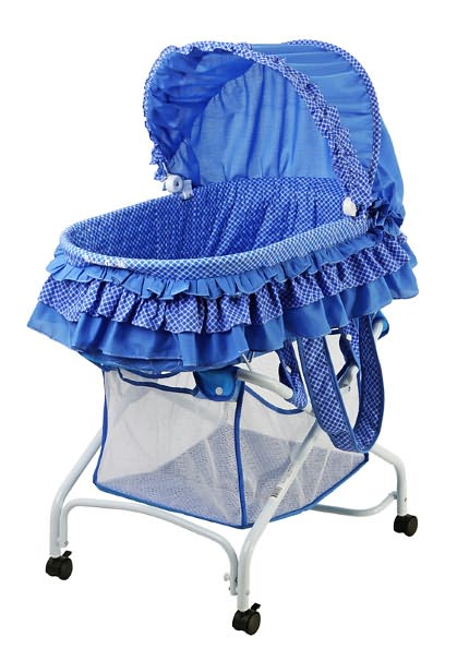 Two in One Bassinet to Cradle in Blue
