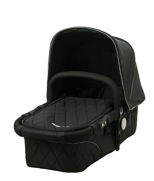 Multi Terrain Stroller and Bassinet in Black