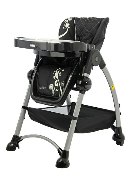 Mia Moda Alto Highchair in Black