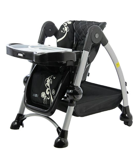 Mia Moda Alto Highchair in Black