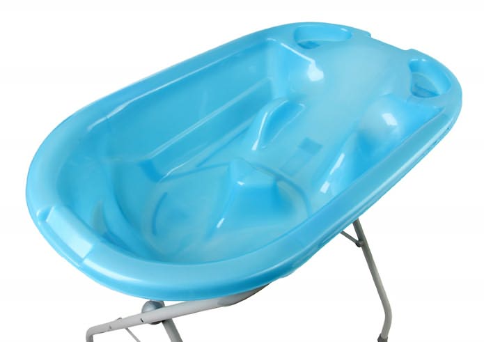 Dream On Me, 2 Position Baby Bather Bath Tub, Blue