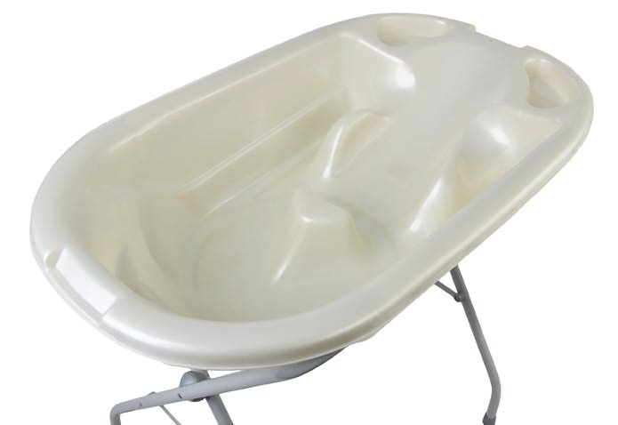 Dream On Me, 2 Position Baby Bather Bath Tub, White