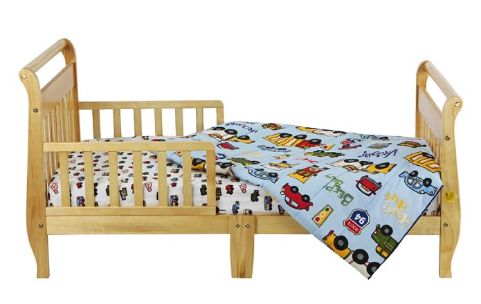 Dream On Me, Sleigh Toddler Bed, Natural