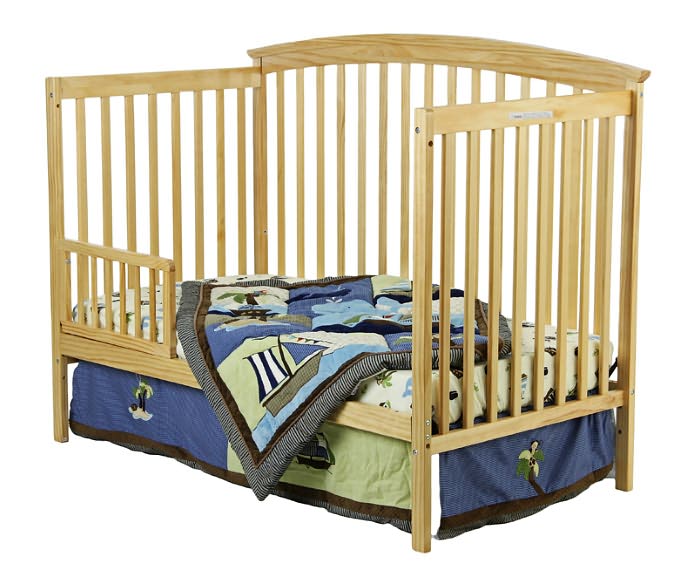 Eden Four in One Convertible Crib in Natural