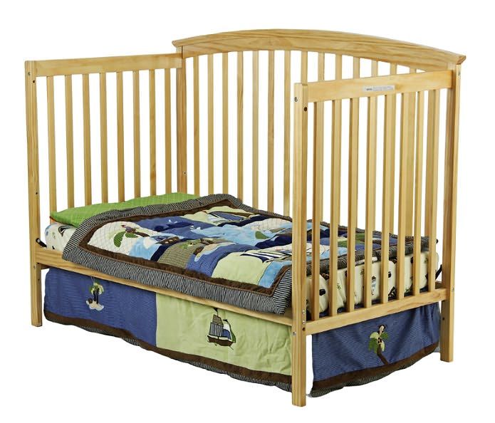 Eden Four in One Convertible Crib in Natural