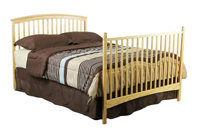 Eden Four in One Convertible Crib in Natural