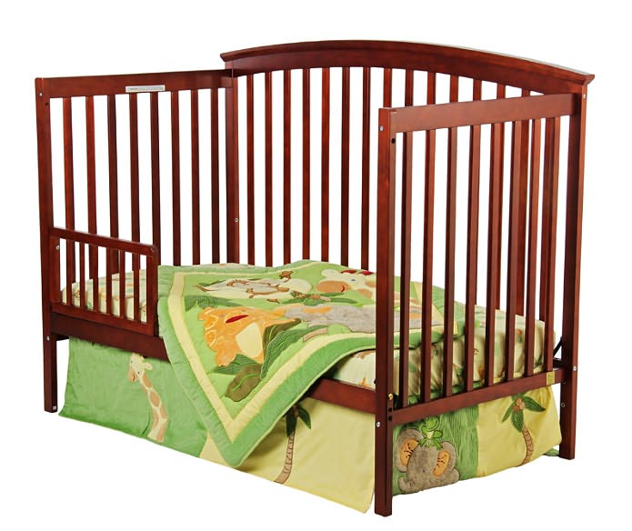 Eden Four in One Convertible Crib in Cherry