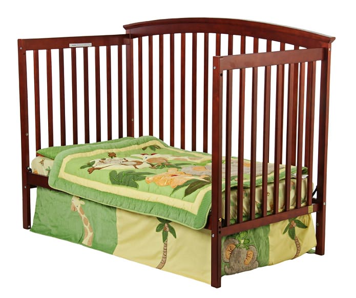 Eden Four in One Convertible Crib in Cherry