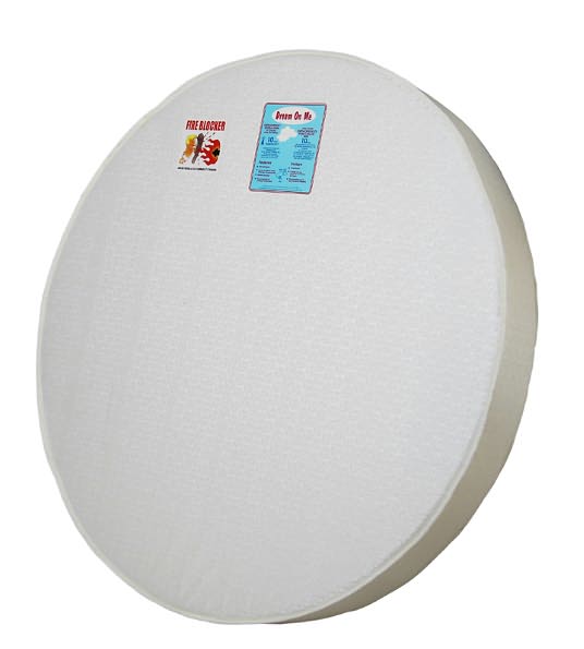 5" Thick Round Crib Mattress