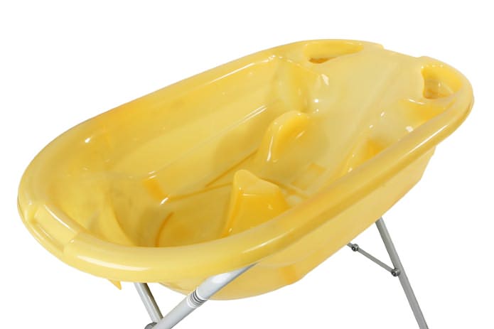 Dream On Me, 2 Position Baby Bather Bath Tub, Yellow