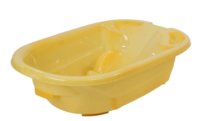 Dream On Me, 2 Position Baby Bather Bath Tub, Yellow