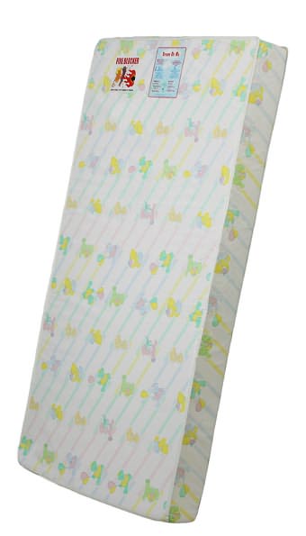 Dream On Me, 5'' Foam Crib & Toddler Bed Quilted Standard Mattress, White